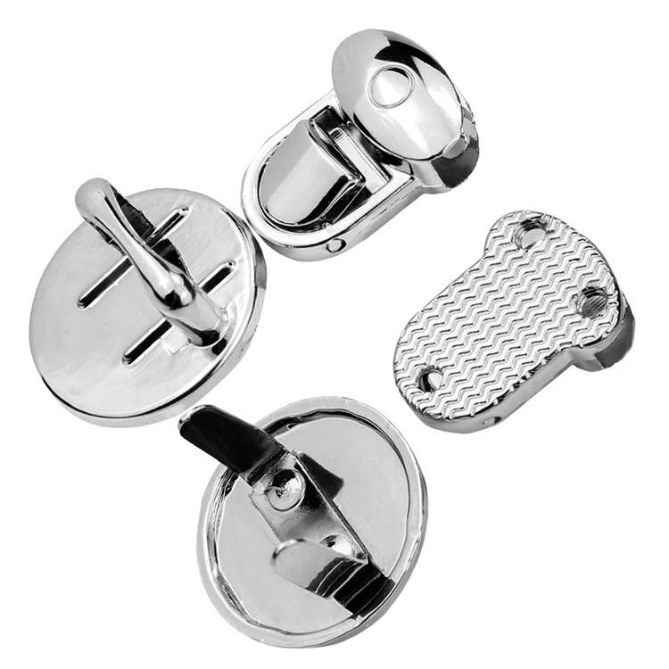 2CM Small Durable Buckle Women's Brand Mini Metal Clasp Twist Locks For Purse Hardware DIY Fashion Handbag Clutch Bag