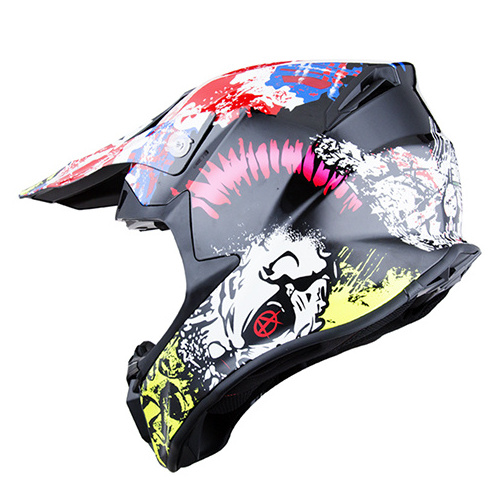 ECE06 Racing Motorcycle Dirt Bike Hard Helmet Full Face Flip up ABS Motor Off Road Sports up for Men Ece22.05 Cross Helmet DOT MD-902