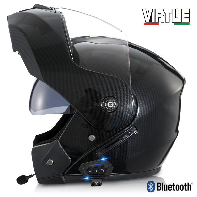 2024 Upgrade Smart Motorcycle Helmet with Bluetooth Headset