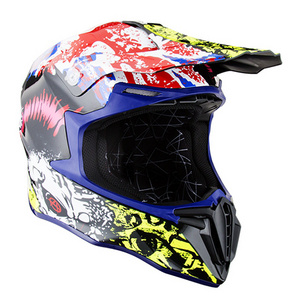 ECE06 Racing Motorcycle Dirt Bike Hard Helmet Full Face Flip up ABS Motor Off Road Sports up for Men Ece22.05 Cross Helmet DOT MD-902