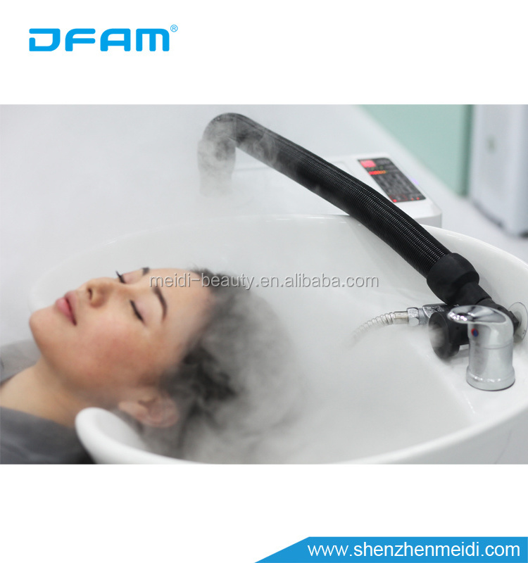 DFAM Portable mini micro mist hair steamer cap with facial steamer