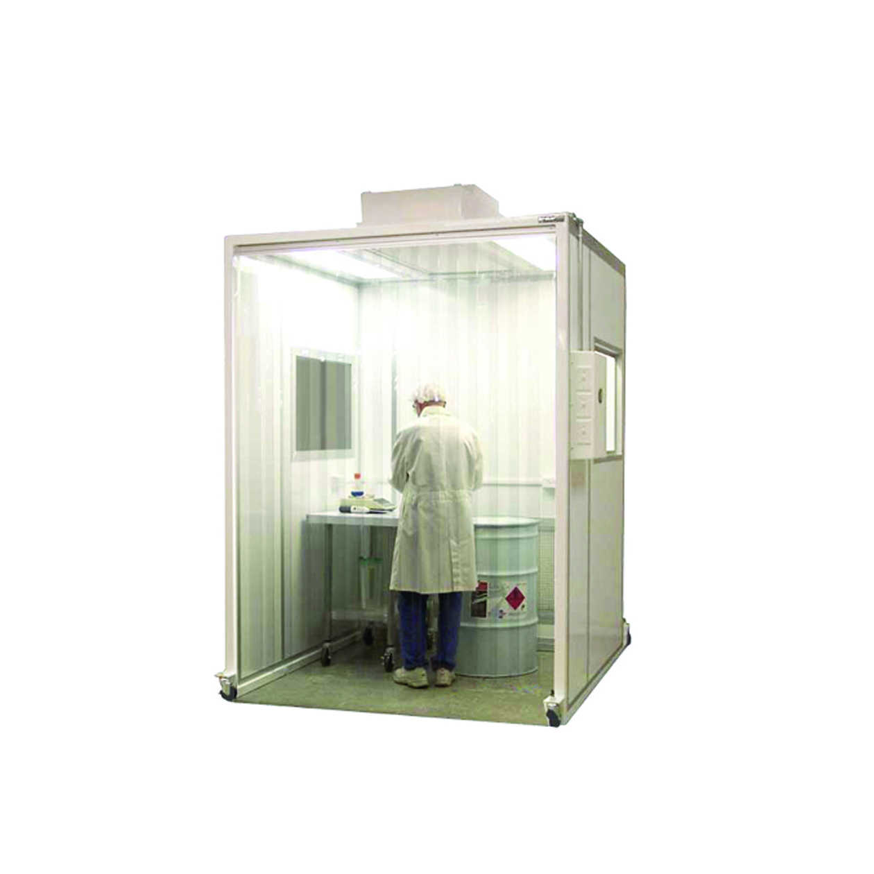 Air filter cleaning booth class 100 Pharmaceutical Cleanroom