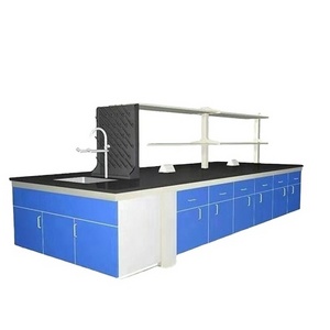 lab side work table with pp sink and water faucet,stainless steel work table