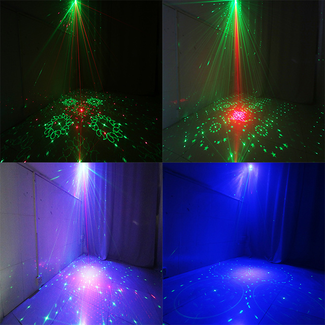 Best-selling Mini RGB laser projection lights Stage light shows, house parties KTV DJ LED disco lights