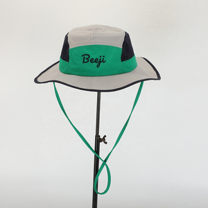 Wholesale High Quality Embroidery Logo Reversible Fisherman Gorras Mens Women Sun Cap Polyester Rope Custom Summer Bucket Hat