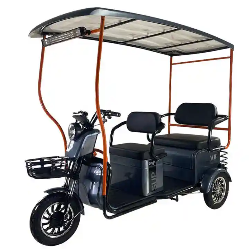 Chinese Solar-Powered Electric Tricycles for Adults 3-Wheel Electric Power Tricycle Scooter