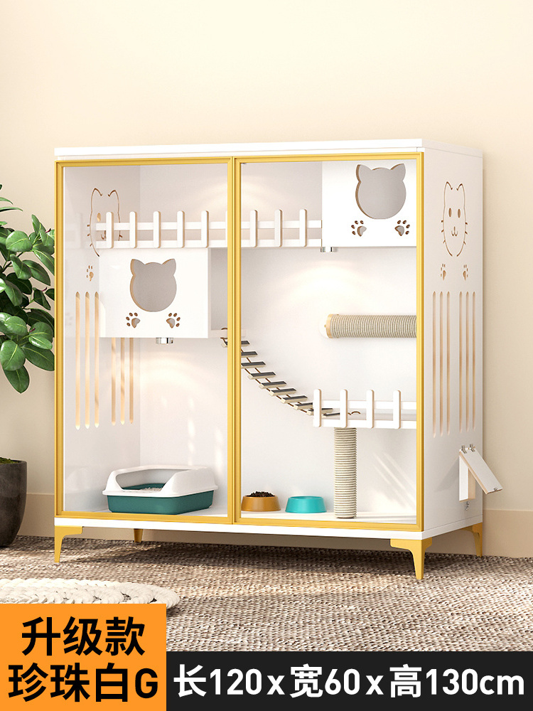 New upgraded version cat villa wholesale cat house cat cage