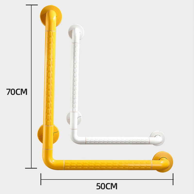 Modern ABS Shower L shape Bathroom Accessories Shower Handicap stainless steel grab rails Hospital Toilet Grab Bar