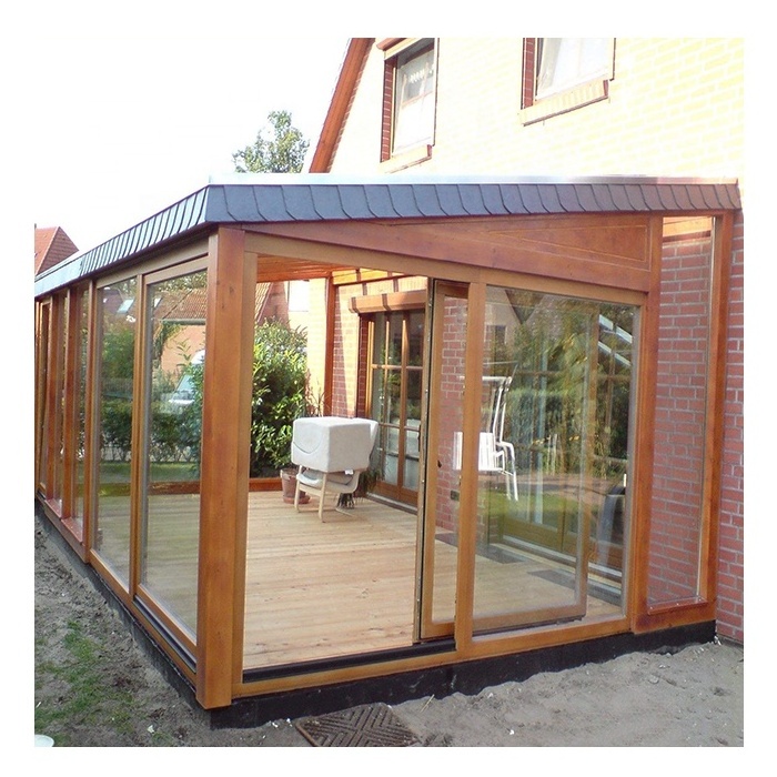 Modern Outdoor Sun Glass Rooms Four Season Sunroom Veranda Aluminium Winter Garden Greenhouse Glass Houses