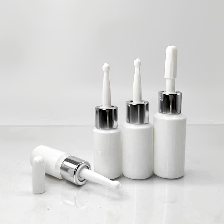 PE soft extrusion plastic ampere bottle serum drop bottle 3 ml 5 ml 7 ml 10 ml 15 ml 20 ml 30 ml with silver ring