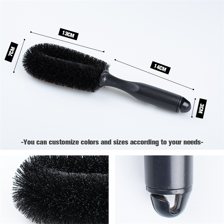 High quality car detailing tire brushes tire cleaning brush for car care