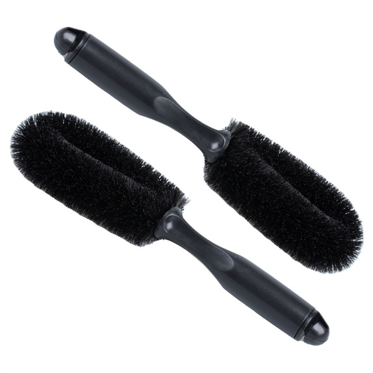 Free Samples tire dressing cleaning brush car wheel tyre brushes clean rim car tire brush