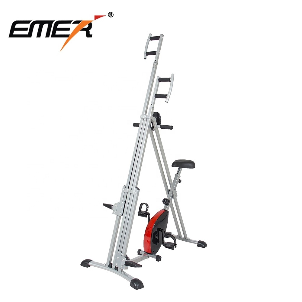 Vertical Climber Indoor&Folding Climber Exercise Machine for Home Gym Fitness