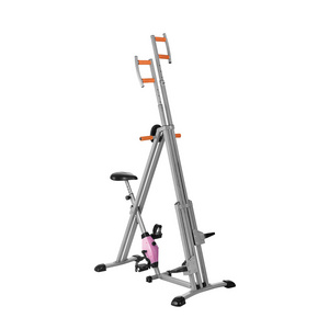 Vertical Climber Indoor&Folding Climber Exercise Machine for Home Gym Fitness