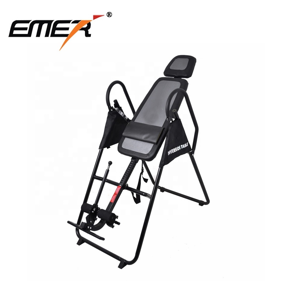 Popular 180 degrees rotate inversion table adjust height body chair indoor gravity bench fitness equipment