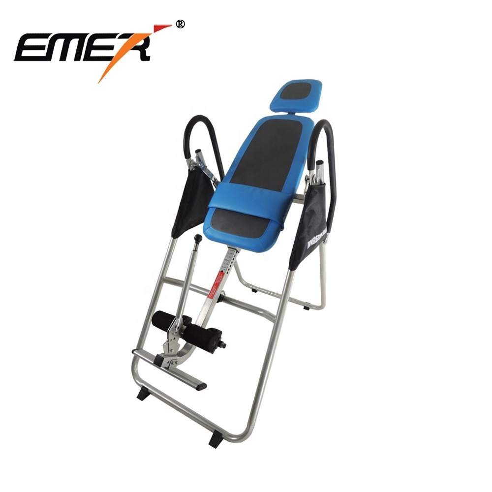 Popular 180 degrees rotate inversion table adjust height body chair indoor gravity bench fitness equipment