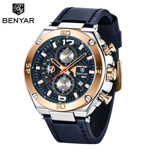 BENYAR 5151 watches men wrist luxury sport army Chronograph Waterproof Wristwatch jam tangan original