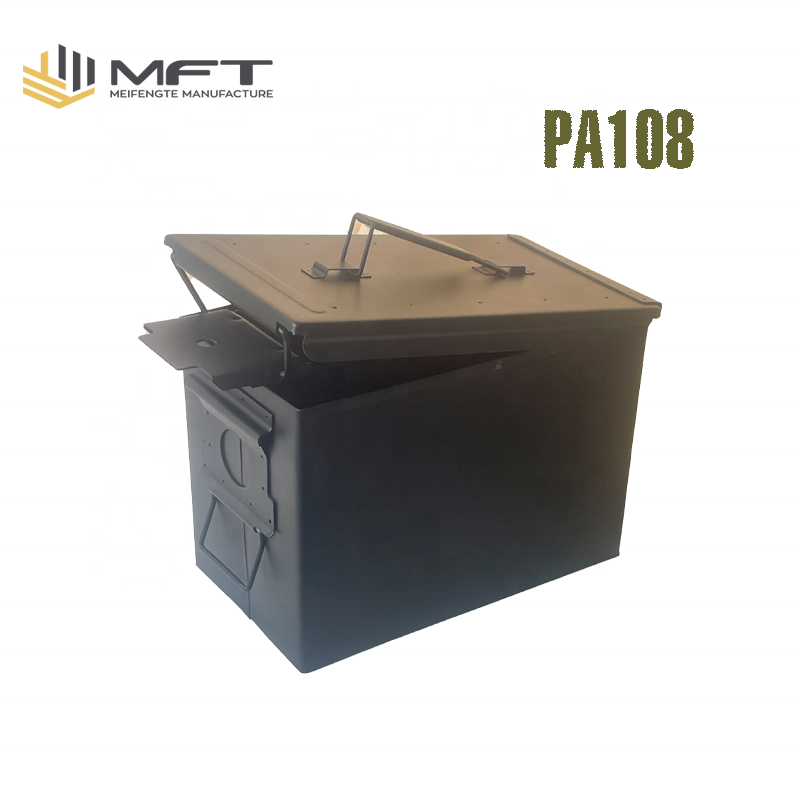 PA108 Ammo case steel waterproof metal Fat50 Metal Ammo Box Ammunition Ammo Can