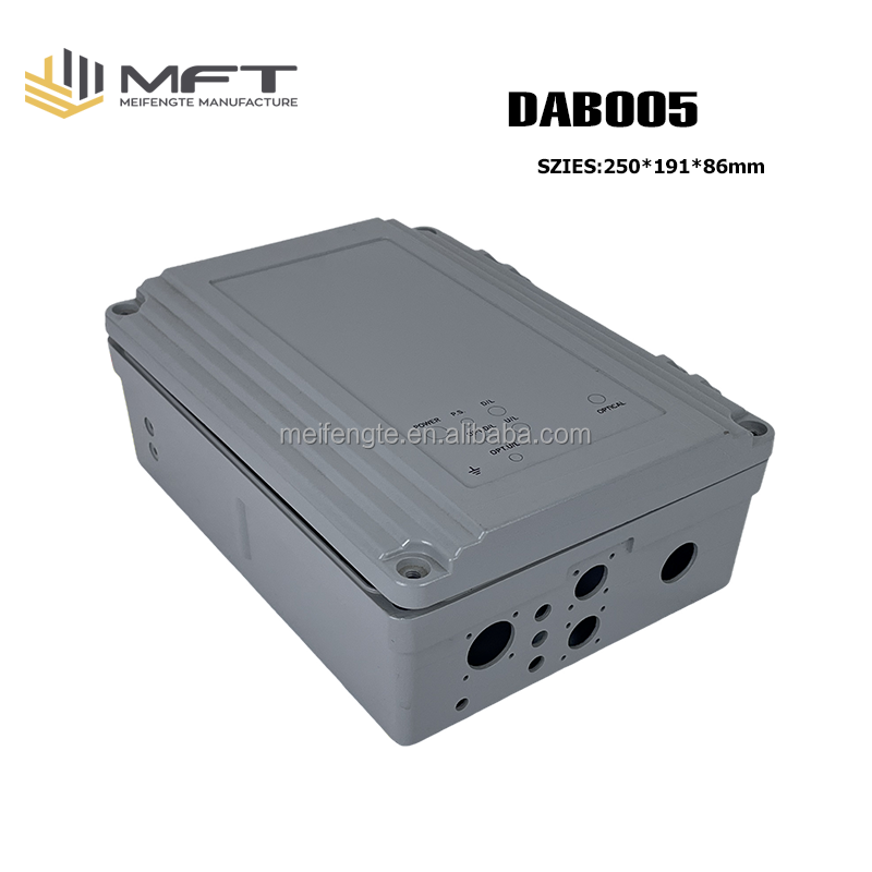 250*191*86mm Weatherproof Outdoor Projector ADC12 Aluminium Die Casting Enclosure for electronic components