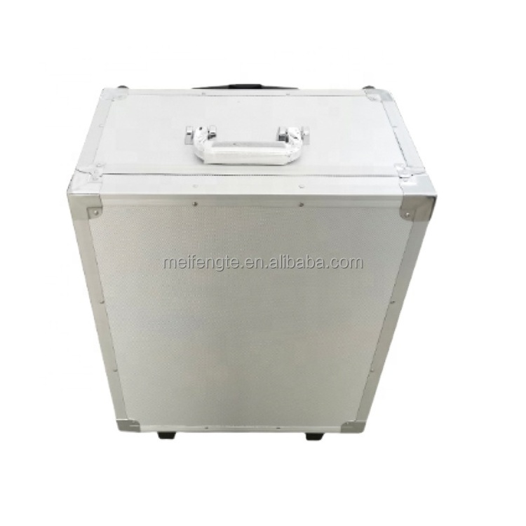 Custom Trolley Type Tool Box Plywood Silver Flight Case Aluminium Case Universal Wheel Case MFT MFC008 Exhibition Used Aluminum