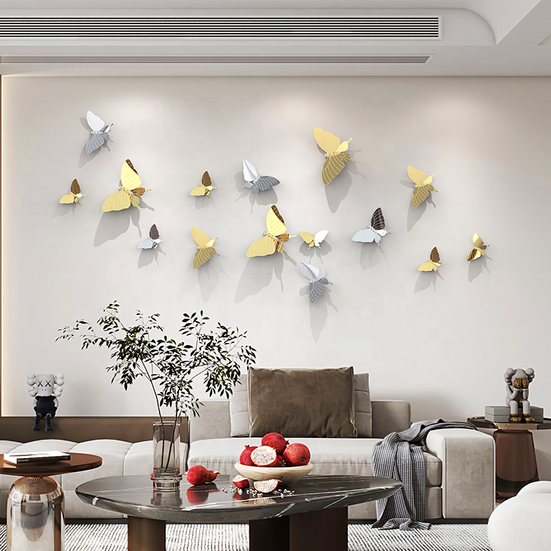 Home Wall Hanging Decor Butterfly Wall Art Decoration For Living Room