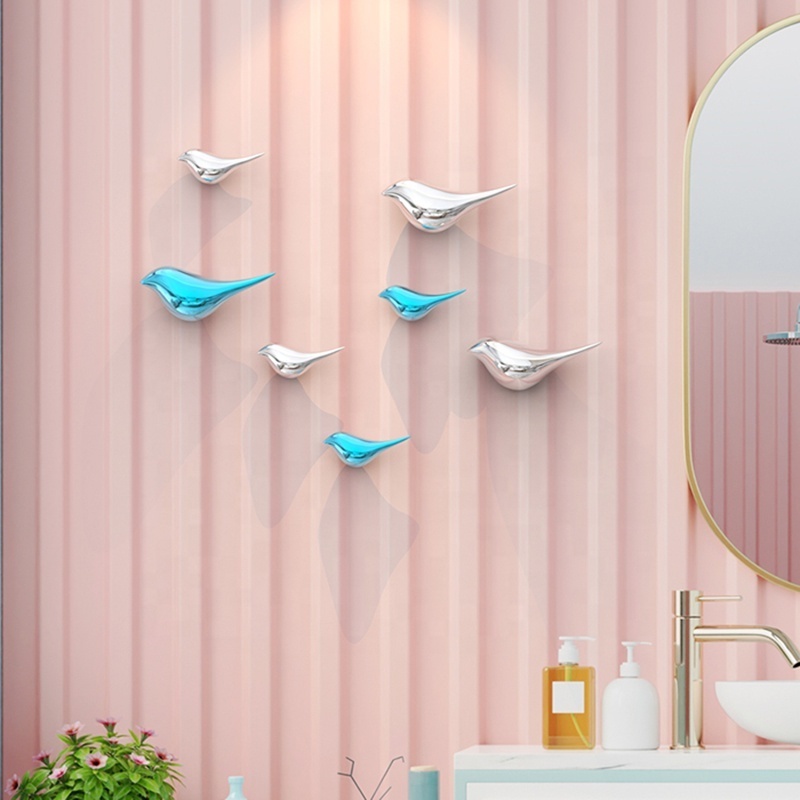 Wall art decor nordic style 3d wall decor birds for modern home decor