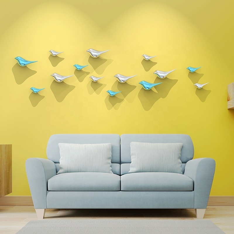 Wall art decor nordic style 3d wall decor birds for modern home decor