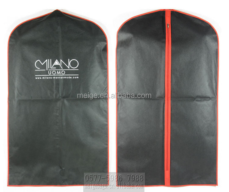 Good Quality Cheap Men's Suit Garment Clothes Cover, Protector Custom Packaging Bags, Cloth Storage Bag For Clothing