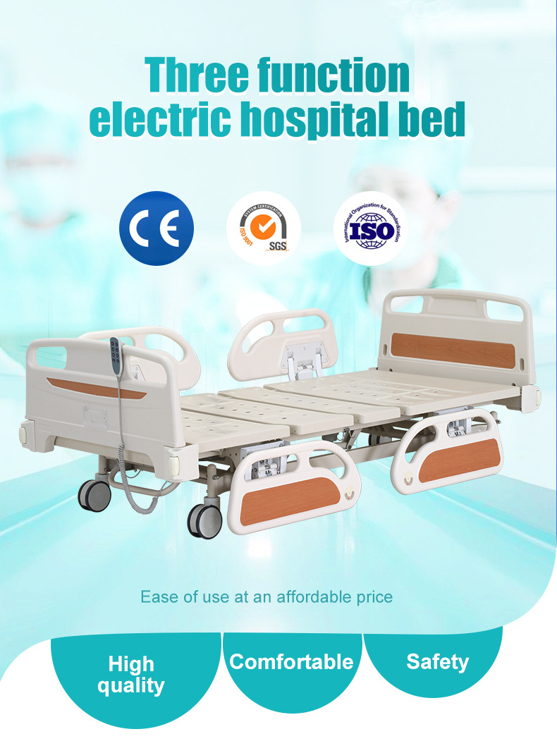 Hospital Furniture cama clinica home care nursing bed steel patient manual electric Hospital Bed For Sale