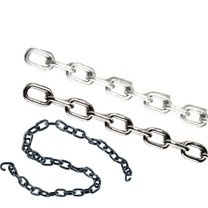 Galvanized Steel Chain DIN766  DIN763 Long Link Chain Short Link Chain