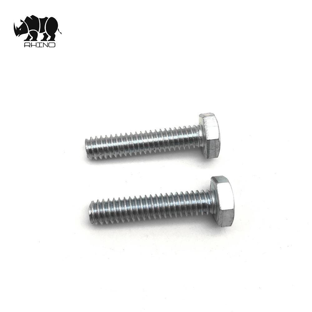 ISO 4017 DIN 933 DIN558 Grade 4.8 5.8 8.8 9.8 12.9 Carbon Steel Galvanized Hex Bolt