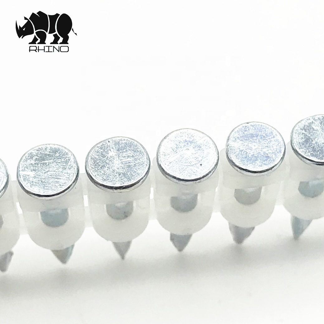 Galvanized Gas plastic collated concrete nail pin