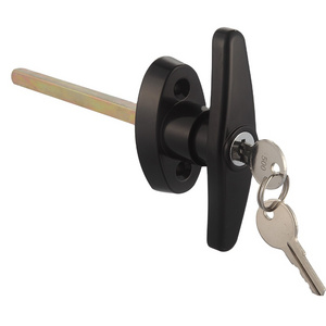 New arrival Meigu Black T Handle lock cabinet and garage door handle Lock Garage Door T Handel Locking made in China