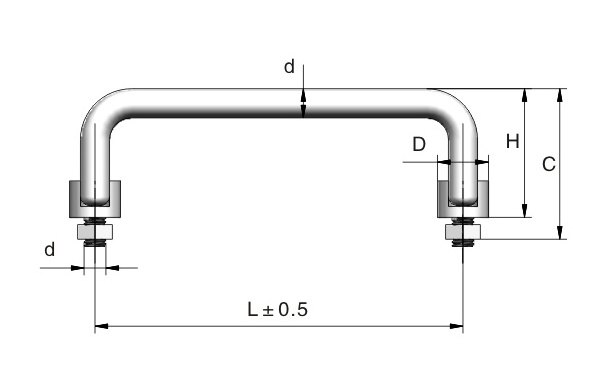 2023 Custom Meigu LS506 Hardware Handle door Pull Modern door handle Cabinet Drawer  lock Solid A3/Stainless Steel with good price