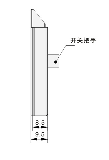 High quality Meigu  Left and right symmetrical zinc alloy spring latch door pin door hinge spring pin chassis cabinet latch lock