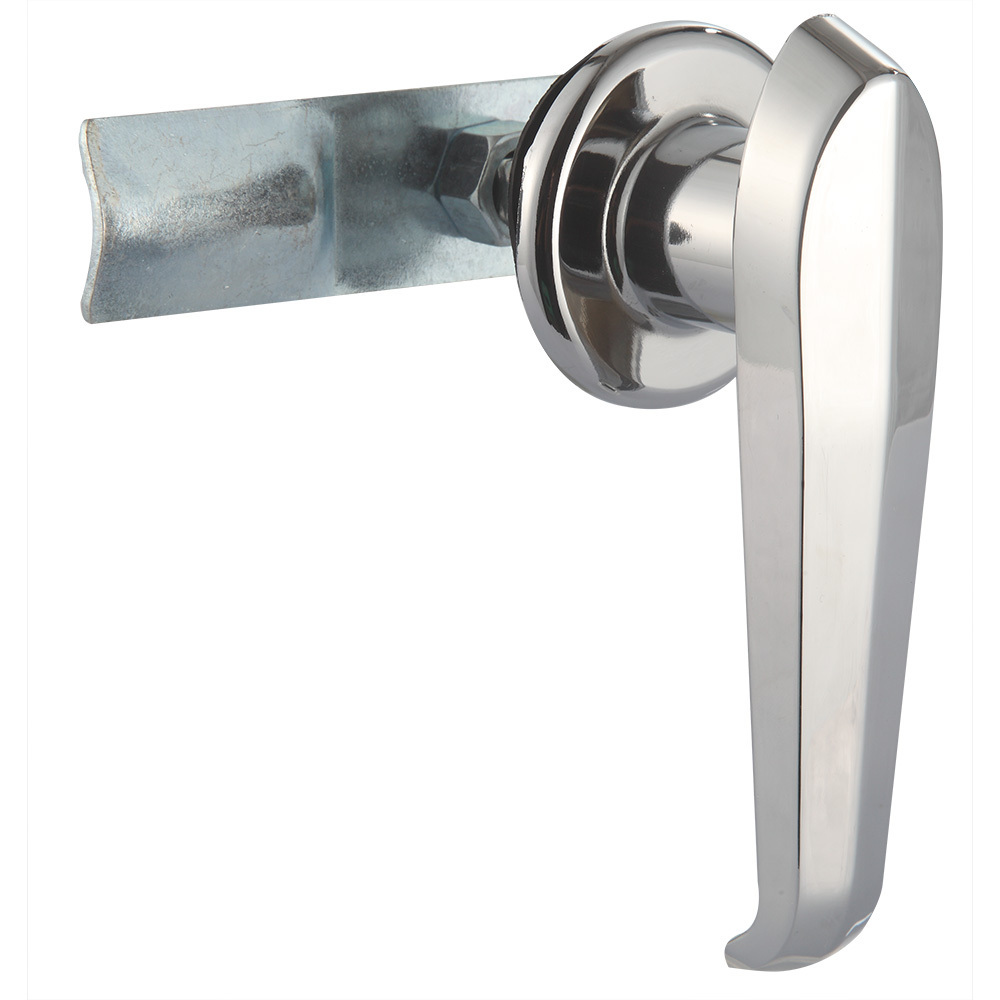 Factory Price Meigu MS317-B-2 zinc alloy base lock industrial metal cabinet door L handle lock garage door lock