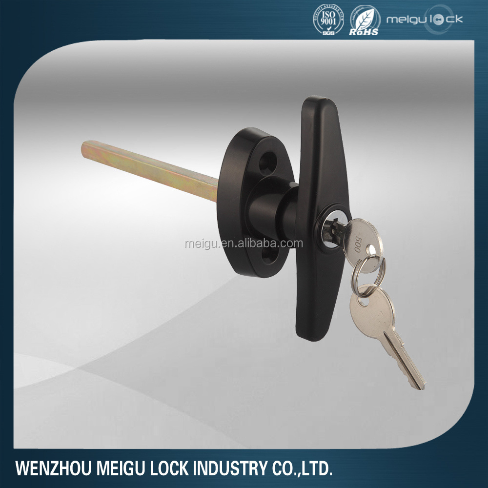 Meigu Garage Door T Handle Lock  Cabinet door swing handle Panel lock