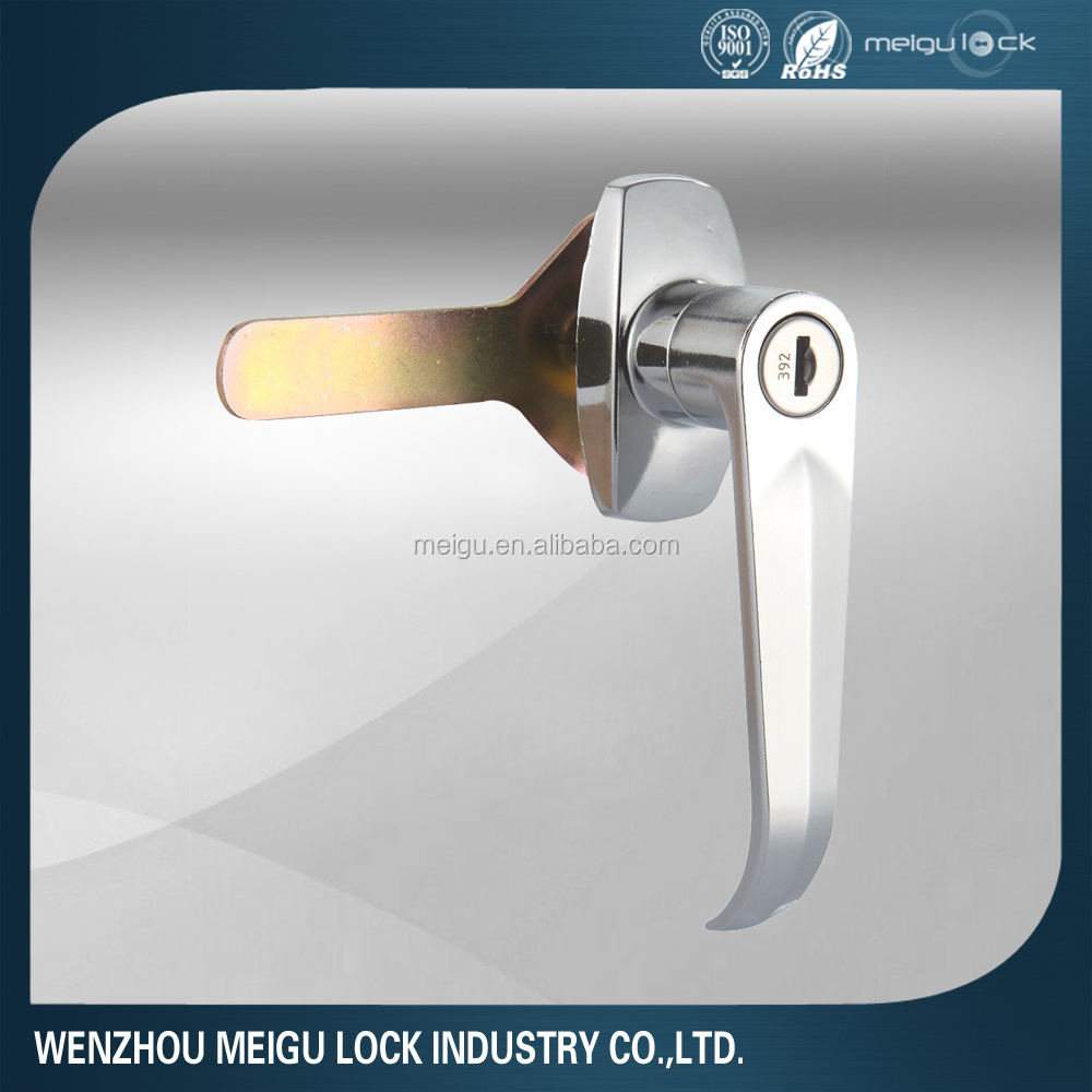 Meigu Cold Room Door L-handle Lock Zinc Alloy Industrial Door Lock Swing Door Lock For factory