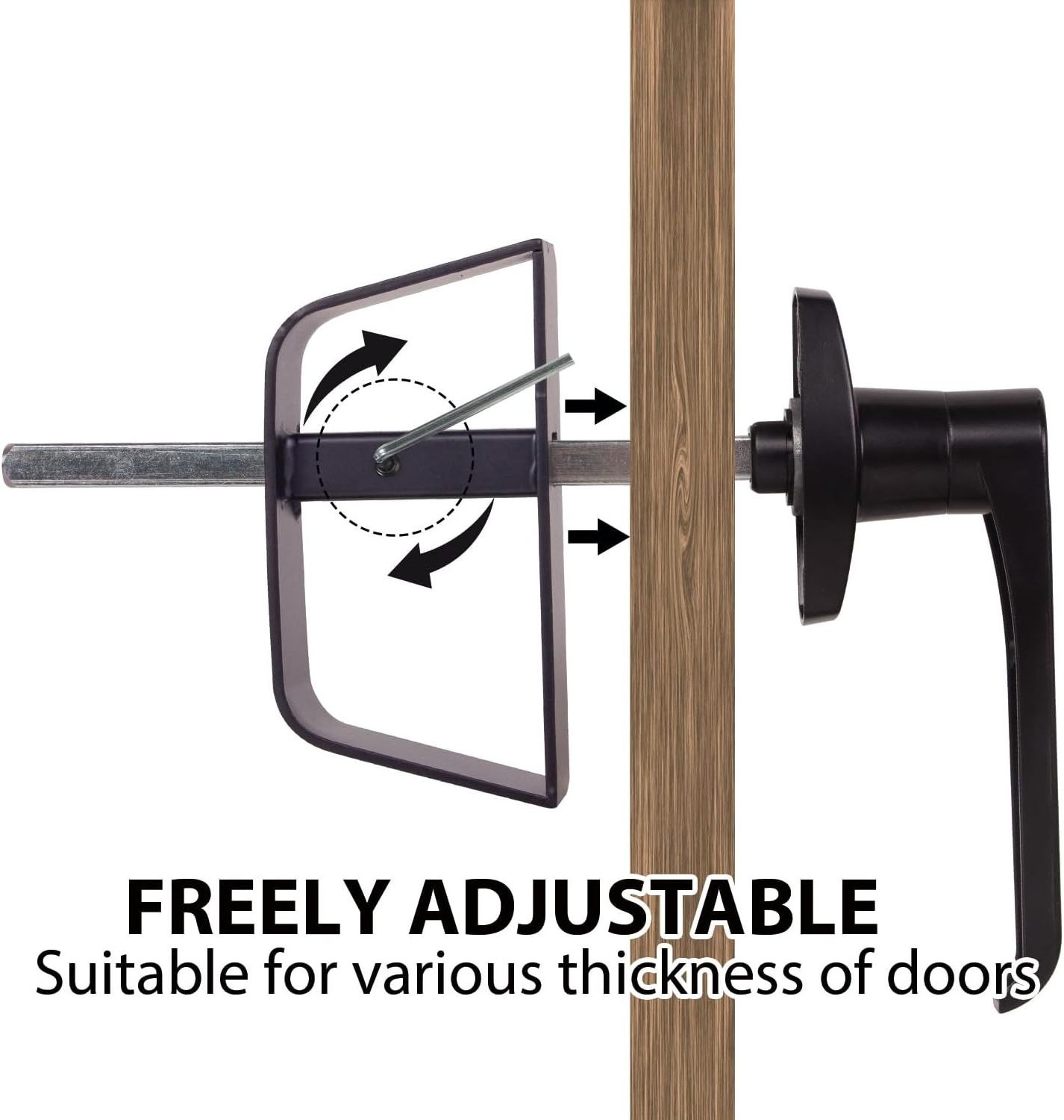 Meigu High Quality Stainless Steel Turning 90 Degree L Handle Compression Lock L Handle lock for shed door