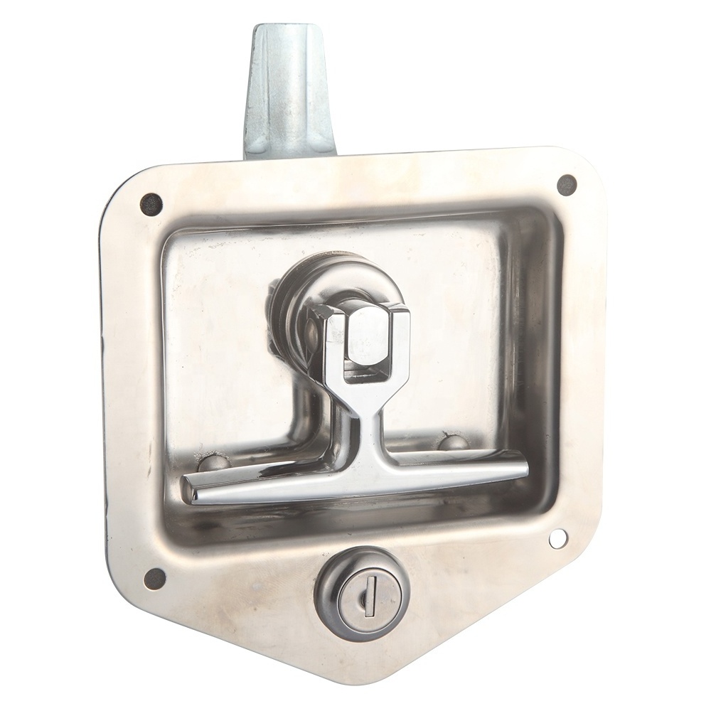 Three Point Locking Recessed Folding T Lock / Canopy T Handle Lock