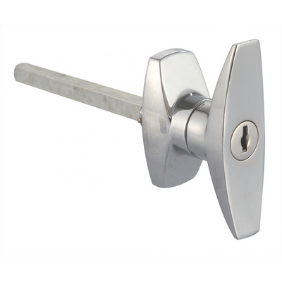 Cabinet door t bar handle key lock