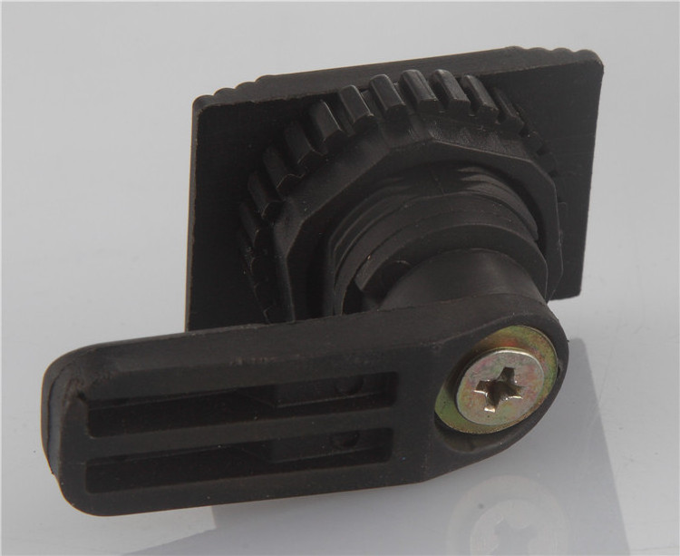 Plastic cabinet keyless quarter turn cam lock