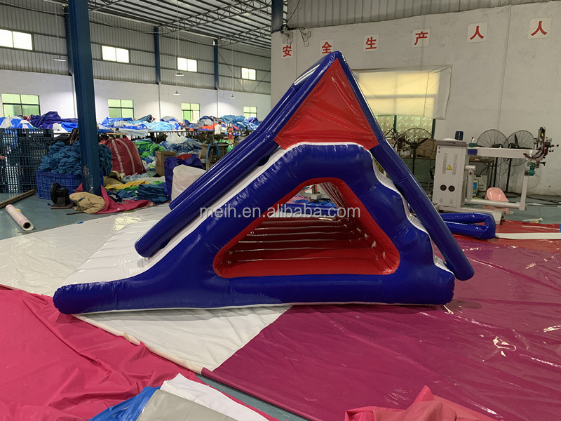 hot sale large sealed air tight inflatable floating water park water slide toboggans for sale