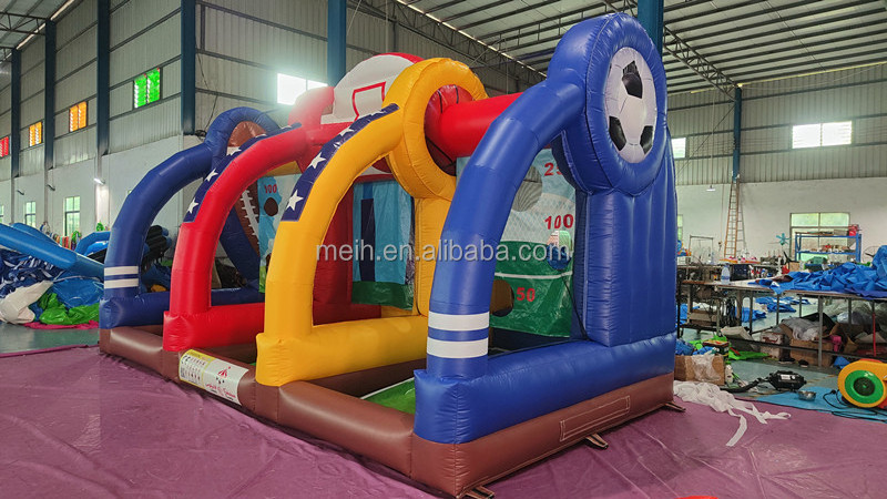 Hot sale outdoor sport game inflatable basketball game