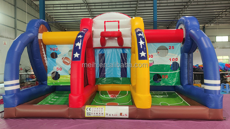 Hot sale outdoor sport game inflatable basketball game