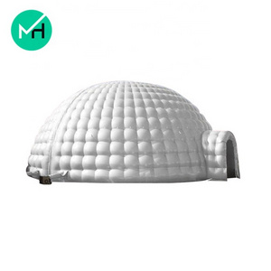 15m Large White Inflatable igloo for party event dome tent