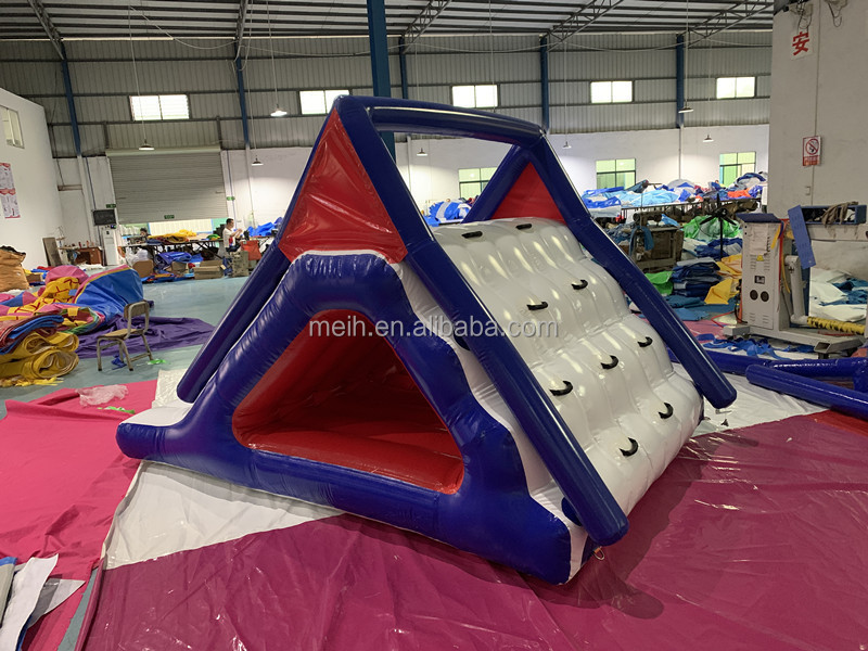 hot sale large sealed air tight inflatable floating water park water slide toboggans for sale