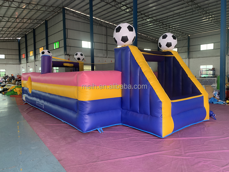 Hot sale outdoor Inflatable multiple playground sports field basketball court soap football field volleyball court for adult