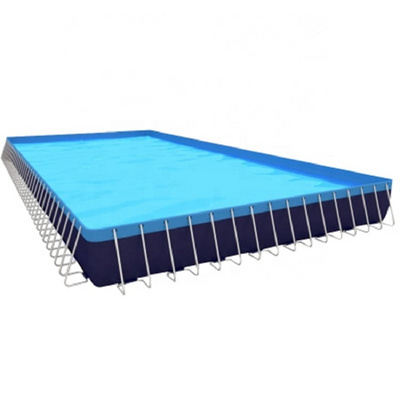 Stent pool portable stainless steel swimming pool above ground steel frame pvc swimming pool