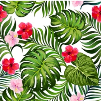 Custom table runner cotton tropical rainforest style customized size 20 feet long 18 inches wide extra long table runner